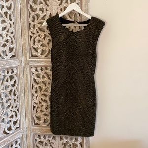 Sexy gold sparkle dress